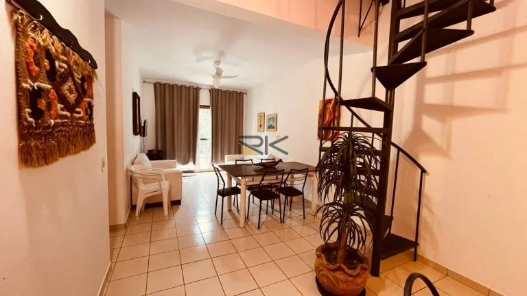 Imagem Cobertura Duplex Praia Grande em Ubatuba-SP com 2 dormitórios,varanda gourmet com churrasqueira