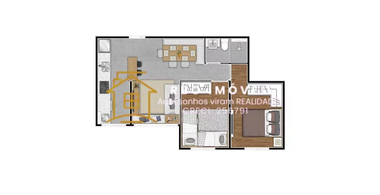 Imagem Apartamento 1 Dorm. 1 vaga à venda em Itapevi Bella Cidade