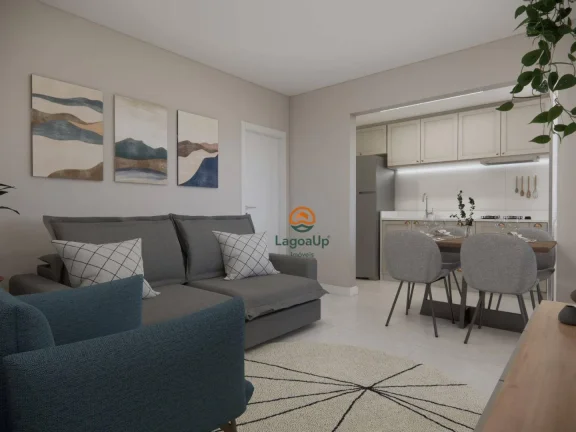 Imagem Apartamento com 2 dormitórios à venda, 54 m² por R$ 308.149,01 - Villa Paradiso - Lagoa Santa/MG