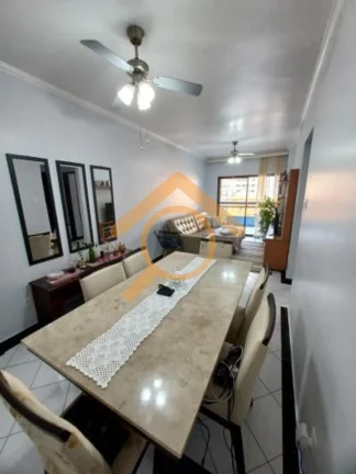 Imagem Apartamento espaçoso e moderno no Canto do Forte, Praia Grande-SP: 2 quartos, 1 suíte, 2 salas, 3 banheiros, 1 vaga, 84m²