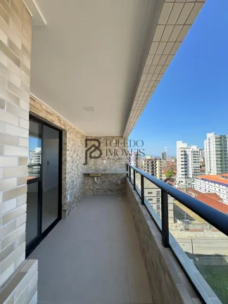 Imagem Apartamento Vista mar 2 Dormitórios sendo 1 suíte a 200 metros do mar no bairro Caiçara - Praia Grande
