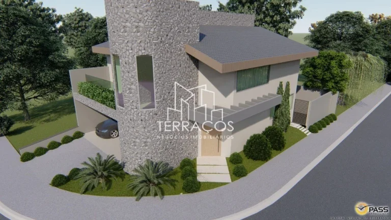 Imagem SOBRADO DE ESQUINA À VENDA - CONDOMÍNIO RESERVA ERMIDA I - 3 SUÍTES - 275 M² DE CONSTRUÇÃO