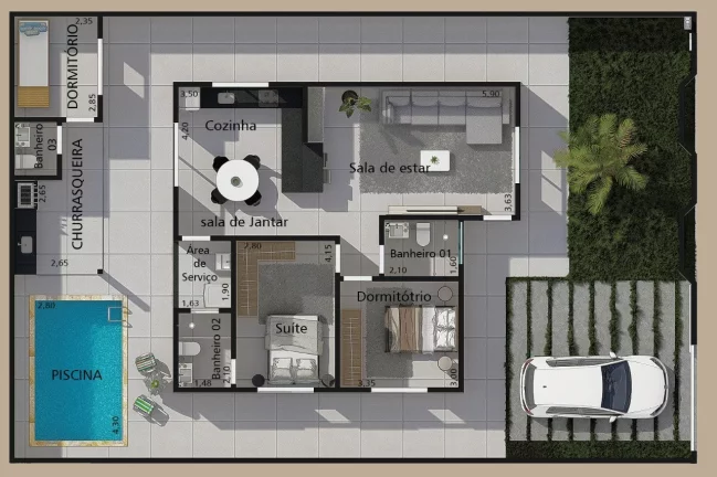 Imagem Casa com 3 dorms, Verde Mar, Itanhaém - R$ 480 mil, Cod: 1444