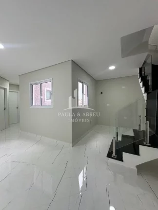 Imagem Coberturas de 120m², 2 Dormitórios 2 Banheiros, Elevador, Churrasqueira, Acabamento de Alto Padrão na Vila Linda, Santo André