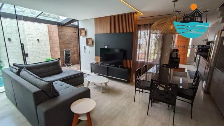 Imagem Aluguel Juquehy - Casa decorada na rua da praia, com 4 Suítes, Pisc,ina Priv., Academia, Serv. de Praia, máx. 10 pessoas | Juquehy Imobiliária