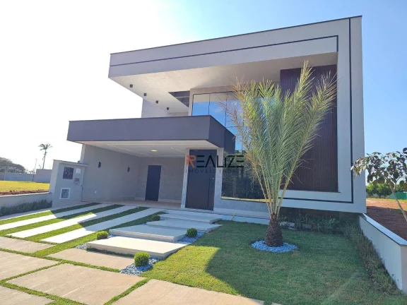 Imagem Casa alto patrão com 3 suítes à venda, 210 m² por R$ 2.250.000 - Condomínio Villa Sapezal - Indaiatuba/SP