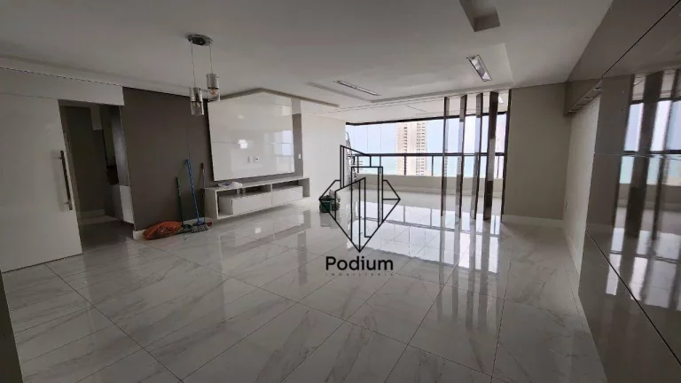 Imagem Apartamento com varanda/sacada gourmet, móveis projetados e vista para o mar em condomínio club no Altiplano Cabo Branco -AP2748.