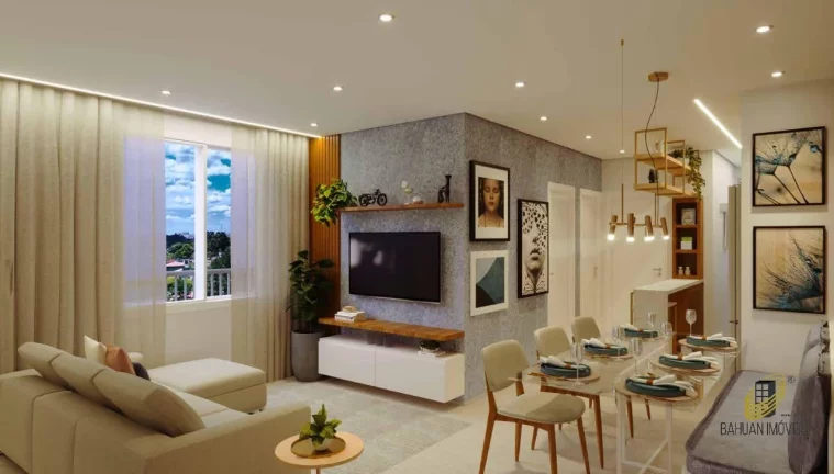 Apartamento à venda em Vargem Grande Paulista-SP, Bairro das Lajes: 2 quartos, 1 banheiro, 1 vaga, 45,67m². Adquira já!