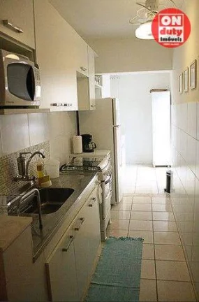 Imagem Apartamento com 1 dormitório à venda, 55 m² por R$ 398.000,00 - Jardim Três Marias - Guarujá/SP