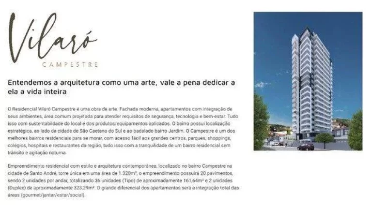 Imagem Apartamento com 3 dormitórios à venda, 161 m² por R$ 1.643.000 - Campestre - Santo André/SP