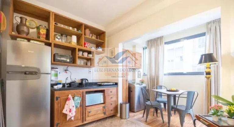 Imagem Apartamento Garden para Locação, Mobiliado, 47 m², 1 suíte e 1 vaga. - Pinheiros