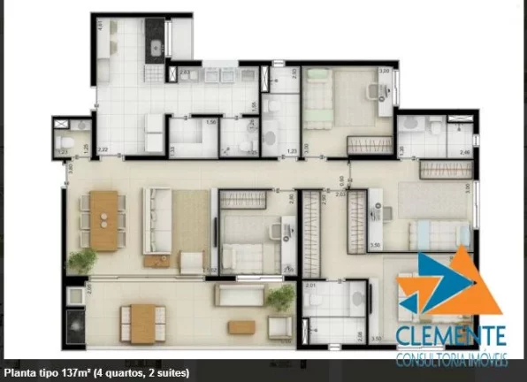 Imagem Apartamentos de 3 e 4 Quartos, VILA DA SERRA Nova Lima MG