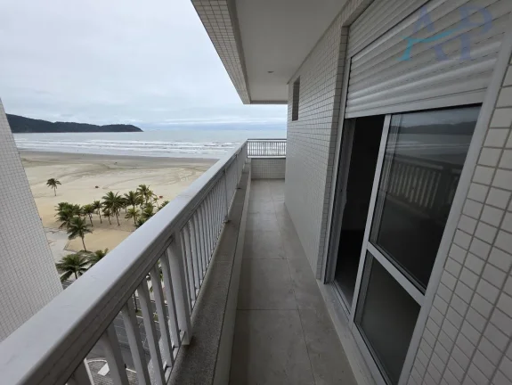 Imagem Apartamento na Guilhermina com 2 Dormitórios Frente Mar em Praia Grande