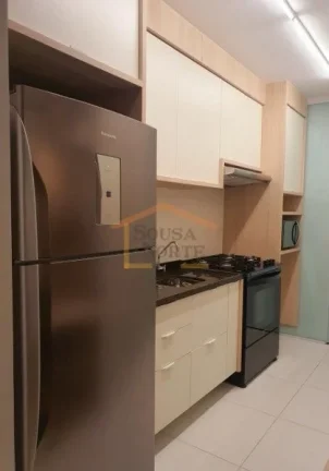 Imagem Apartamento 2 dormitórios, sendo 1 suite, banheiro, sacada envidraçada, totalmente mobiliado e dec...