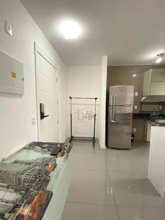 Imagem Studio mobiliado à venda no Brooklin , 31m², 1 vaga. Oportunidade para investidor: já alugado!