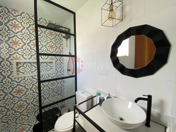 Imagem Casa linear, 3 quartos, mobiliada, Cond. dos Pássaros - Cabo Frio