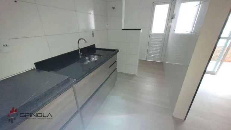 Imagem Apartamento com 2 dormitórios à venda, 61 m² por R$ 450.000,00 - Vila Guilhermina - Praia Grande/SP
