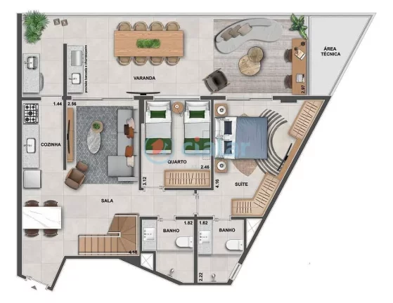 Imagem Apartamento à venda 2 Quartos 1 Suite 1 Vaga 70.53M Tijuca Rio de Janeiro - RJ | Ornato Tijuca