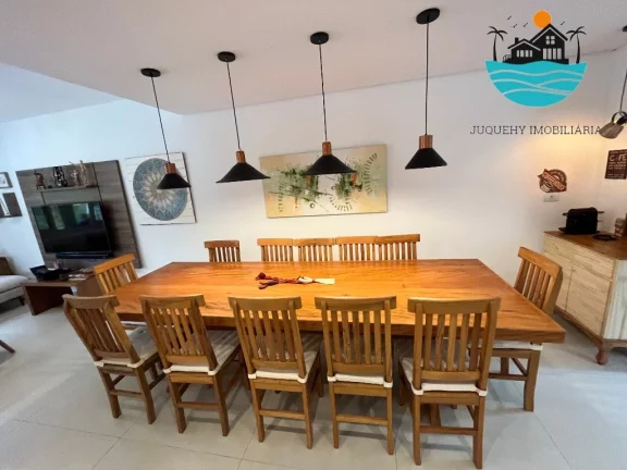Imagem Casa em Juquehy para alugar - condomínio fechado com 5 suítes, 3 vagas, 100m da praia - Acomodação máx. 12 pessoas | Juquehy Imobiliária.