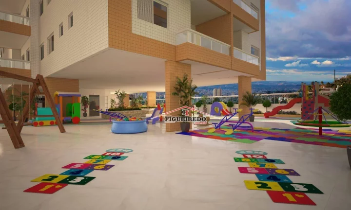 Imagem Apartamento à venda, 57 m² por R$ 445.800,00 - Boqueirão - Praia Grande/SP