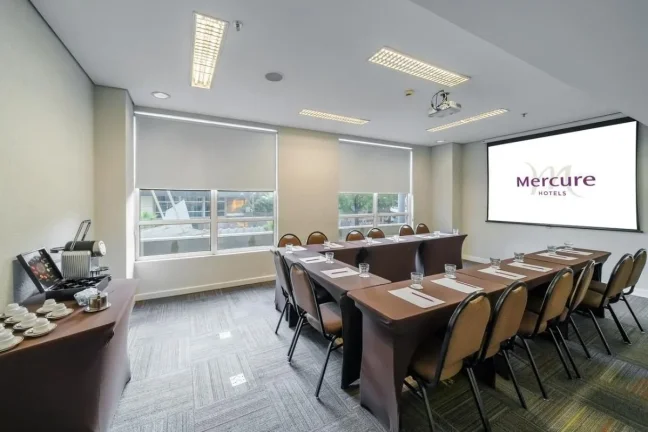 Imagem Flat disponível para locação no Mercure Guarulhos, com 32m², 1 dormitório e 1 vaga