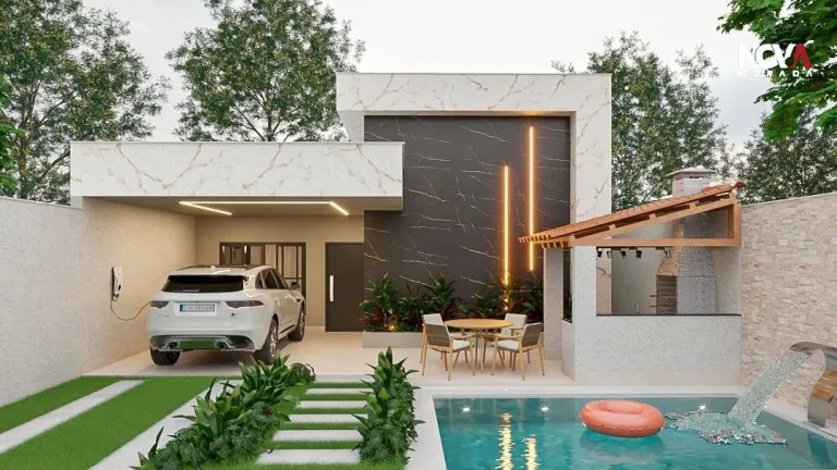 Imagem Se você busca conforto, elegância e a praticidade de uma casa linear em um dos bairros mais promis...