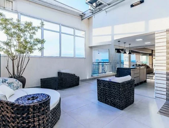 Imagem Cobertura Duplex de Luxo no Tatuapé: 4 Quartos, 4 Suítes, 5 Banheiros, 4 Vagas, 400m² - São Paulo-SP.