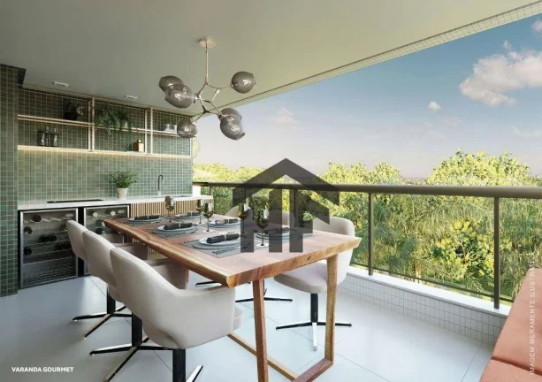 Imagem Apartamento de Lançamento com 4 Quatos em Apipucos, Recife