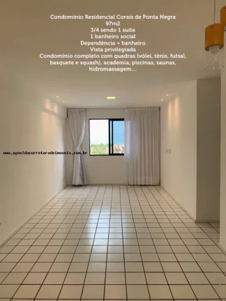 Imagem Apartamento para Venda em Natal, PONTA NEGRA, 3 dormitórios, 1 suíte, 2 banheiros, 2 vagas