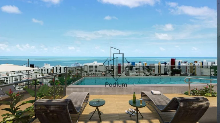 Imagem Apartamentos com varanda / sacada a 550m da praia do Bessa - AP1857