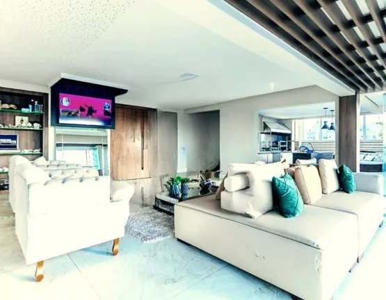 Imagem Cobertura Duplex de Luxo no Tatuapé: 4 Quartos, 4 Suítes, 5 Banheiros, 4 Vagas, 400m² - São Paulo-SP.