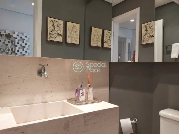 Imagem Area 217m2 Living com 3 ambientes Lareira Sala de jantar Varanda Lavabo 03 quartos 02 suites Cozinha...