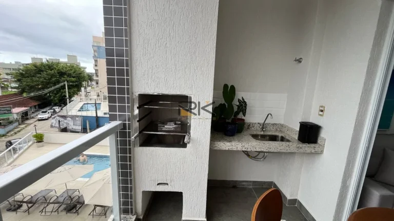 Imagem APARTAMENTO PRAIA GRANDE com 2 dormitórios sendo 1 suíte,1 vaga de garagem,sala 2 ambientes,varanda gourmet com churrasqueira