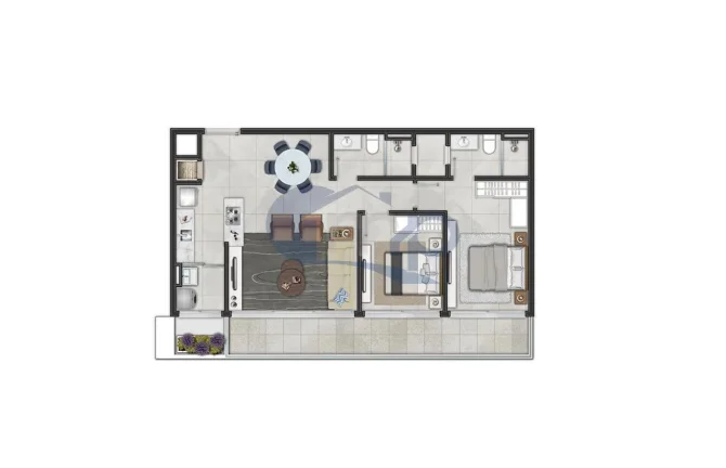 Imagem Apartamento á venda com 2 dormitórios na Praia Grande em Torres/RS