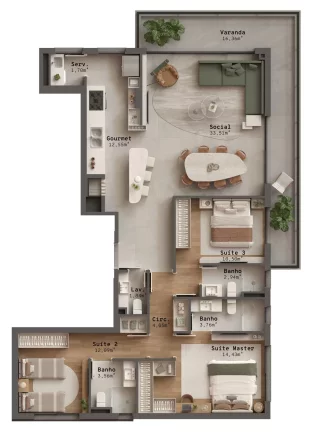 Imagem Apartamento à venda no bairro Petrópolis - Porto Alegre/RS