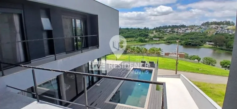 Imagem Casa Moderna Arquitetura e Vista Panorâmica Condomínio Villaggio Paradiso!