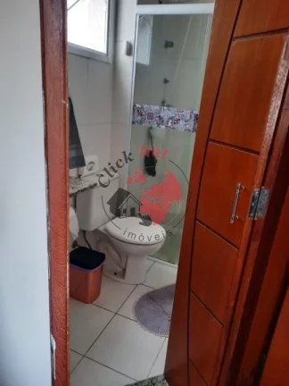 Imagem Cobertura Nova,2 dormitórios ,cozinha gourmet, churrasq, fogão e forno a lenha, quintal,1 vaga ,bairro Vila Scarpelli em Santo André