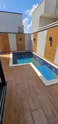 Imagem CASA TÉRREA NOVÍSSIMA - 3 DORM. 1 SUÍTE E PISCINA - RESIDENCIAL TERRAS DA ESTÂNCIA - PAULÍNIA