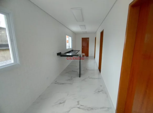 Imagem Casa Sopreposta Alta com 3 suítes e 2 vagas no bairro Aparecida em Santos por R$1.090.000,00
