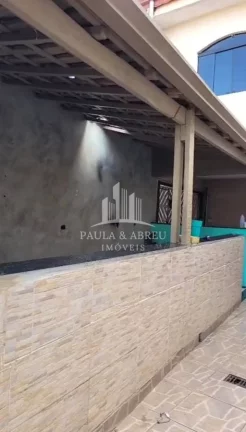 Imagem Lindo Sobrado Esquina, 191m², 237m² Construídos, 5 Quartos, 1 Com Suíte Master e Sacada, Sala 3 Ambientes Enorme, Escritura, Várias vagas, 2 Salões (reformar), Área Gourmet no Jardim Esperança, Mauá-SP