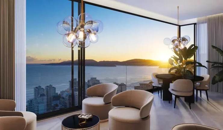 Imagem Apartamento na planta com 4 suítes e 3 vagas de garagem no Centro de Itapema/SC