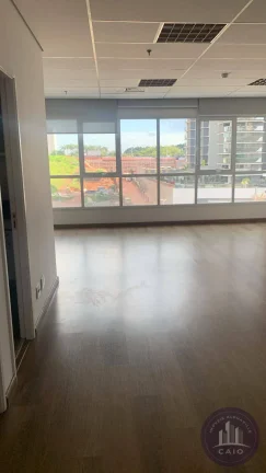 Imagem Sala com 112 m² para aluguel por R$ 6.600,00 - Alphaville/SP
