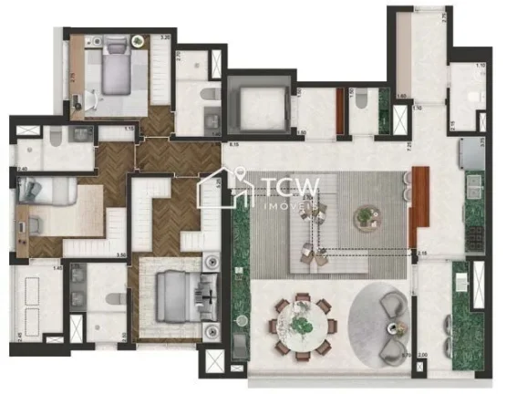 Imagem Apartamento à venda no bairro Brooklin - São Paulo/SP, Zona Sul