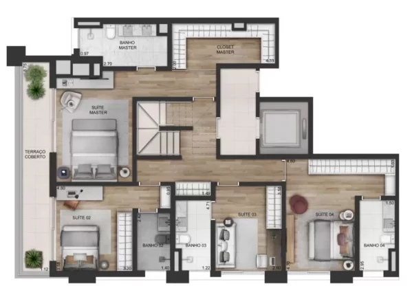 Imagem Imperdível: Apartamento à venda em São Paulo-SP, Vila Nova Conceição. 3 quartos, 3 suítes, 4 banheiros, 3 vagas. 189m² de luxo no Condomínio Praça Lindenberg Clodomiro.