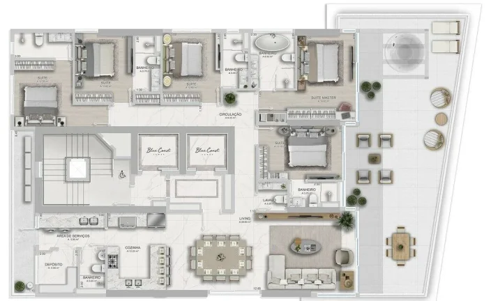 Imagem Apartamento 5 Dormitórios para venda em Balneário Camboriú - SC