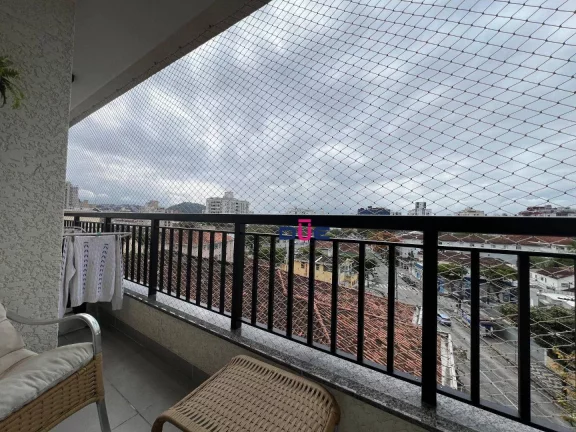 Imagem Apartamento com 2 quartos à venda, 65 m² por R$ 630.000 - Marapé - Santos/SP