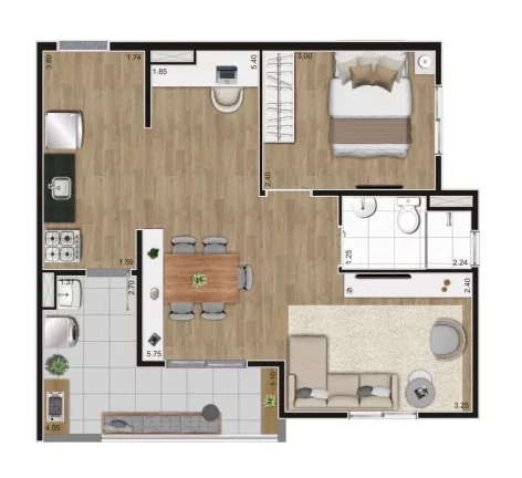 Imagem Apartamento em Santo Amaro - São Paulo SP