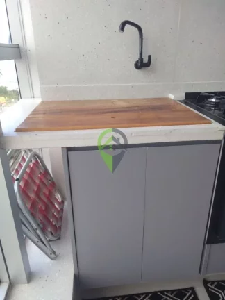 Imagem Apartamento mobiliado em Aparecida, frente mar em Santos/SP