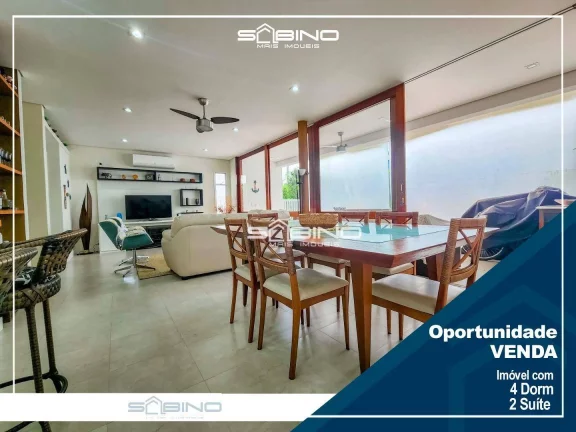 Imagem Belíssima casa de Villagio à venda com 4 Dormitórios sendo 2 suítes 232m² na Riviera de São Lourenço - Bertioga SP