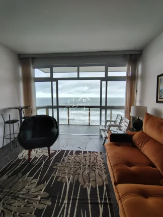 Imagem Apartamento frente mar total Pitangueiras, Guarujá-SP: 3 quartos, 2 suítes, 2 salas, 4 banheiros, 1 vaga de garagem, 170m².